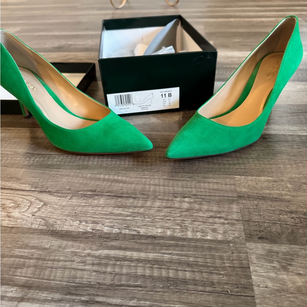 Ralph Lauren Lanette Emerald Suede 11